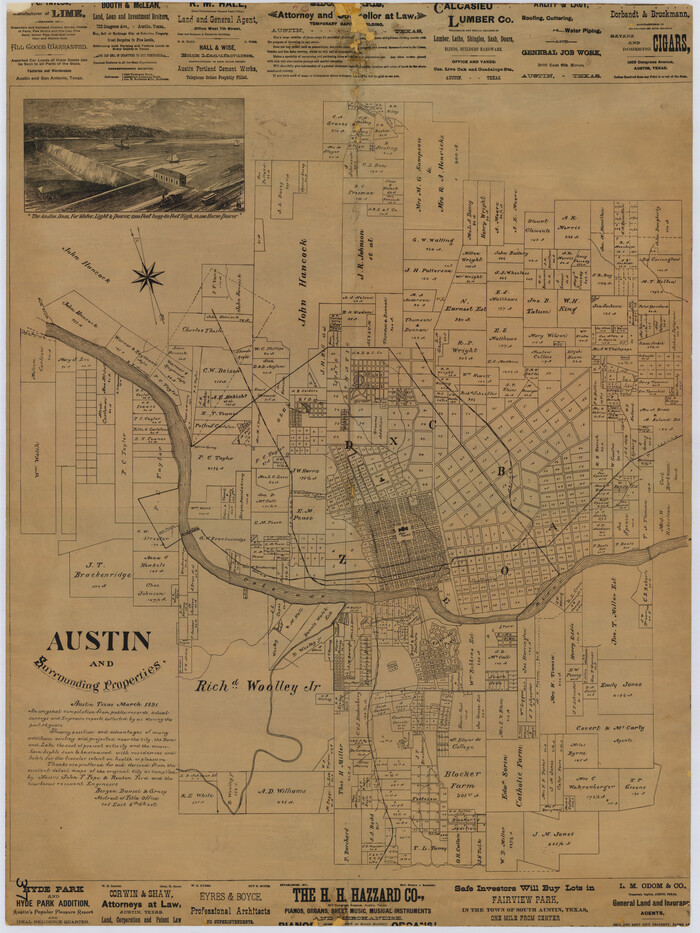 421, Austin and Surrounding Properties, Maddox Collection